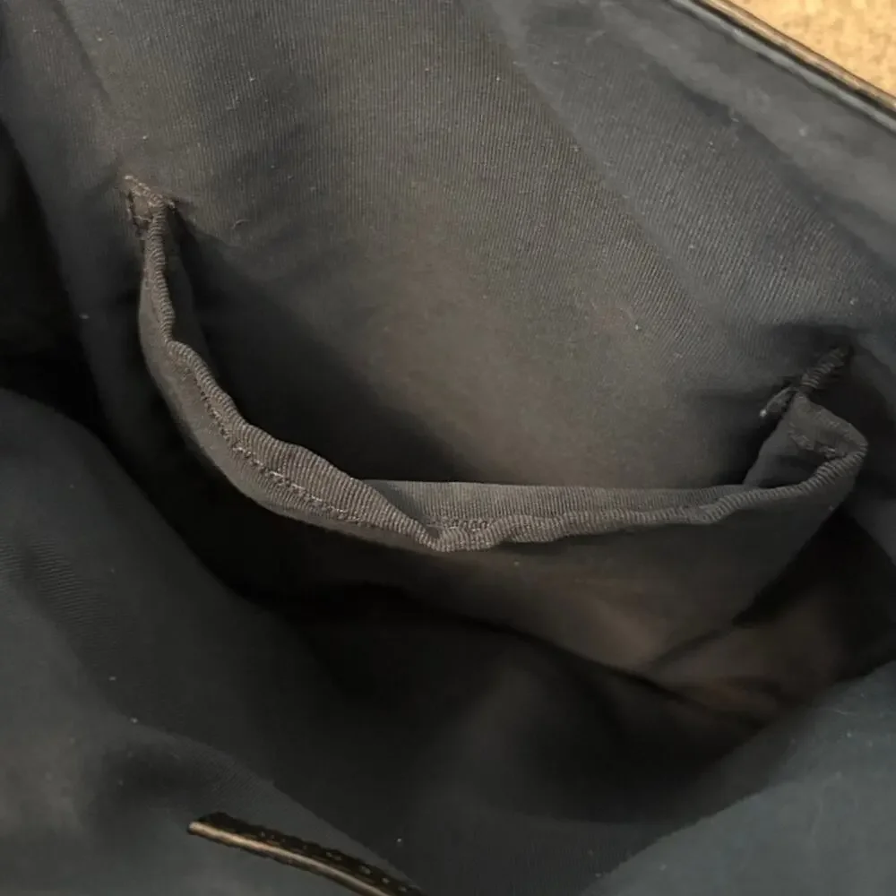 Black Cole Haan Leather Men's Crossbody Bag